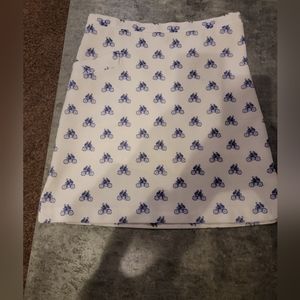 Vintage Pykettes skort bicycle print